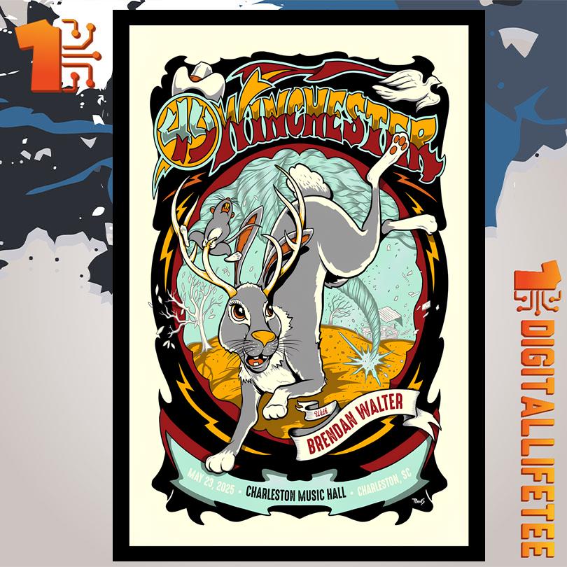 49 Winchester May 23 2025 Charleston Music Hall Charleston SC Tour Poster