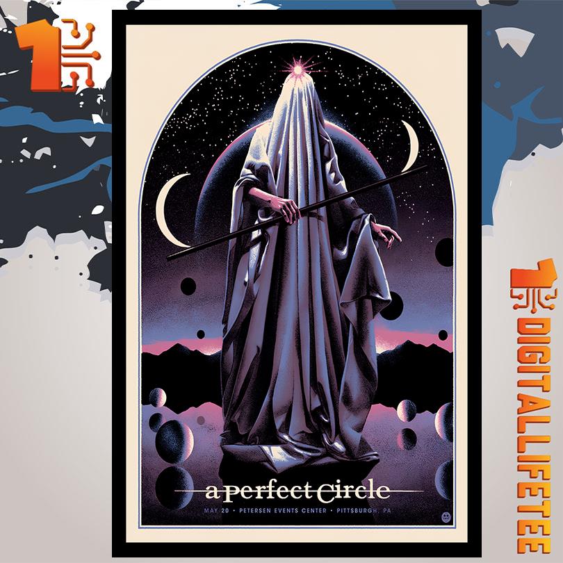 A Perfect Circle Petersen Events Center 5 20 25 Pittsburgh PA Tour Poster