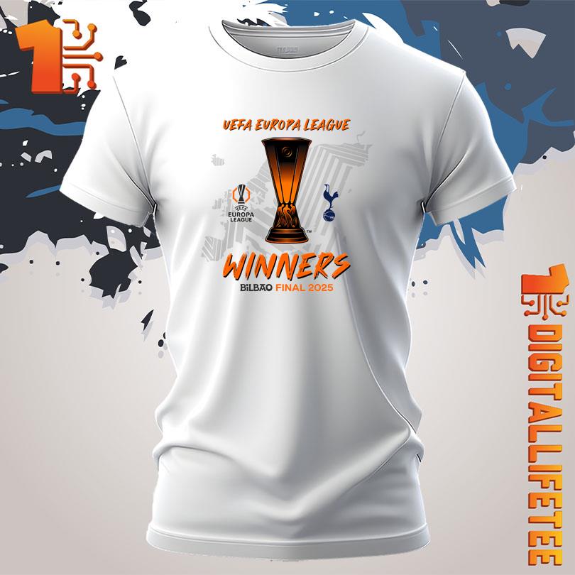 Bilbao 25 UEL Final Tottenham Hotspur Winners T-shirt