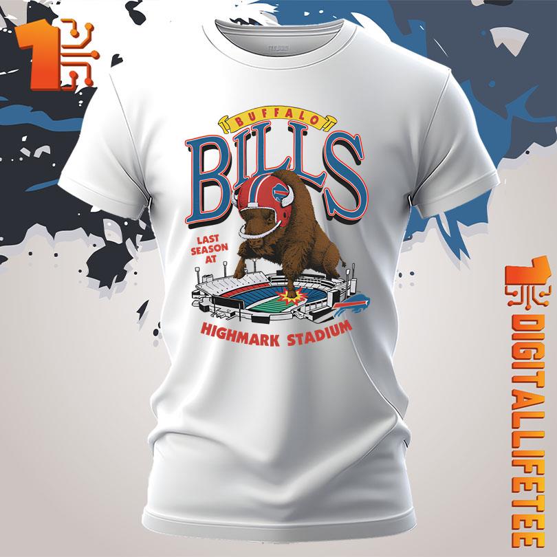 Buffalo Bills Highmark Stadium Farewell Season Schedule T-Shirt