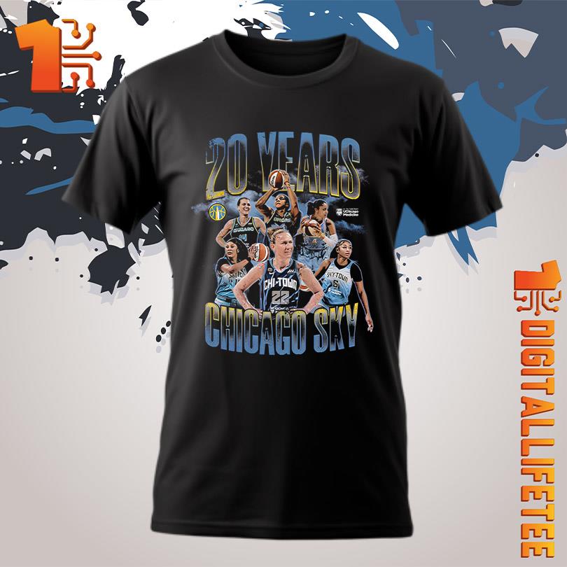 Chicago Sky 20 Years Skytown Shirt