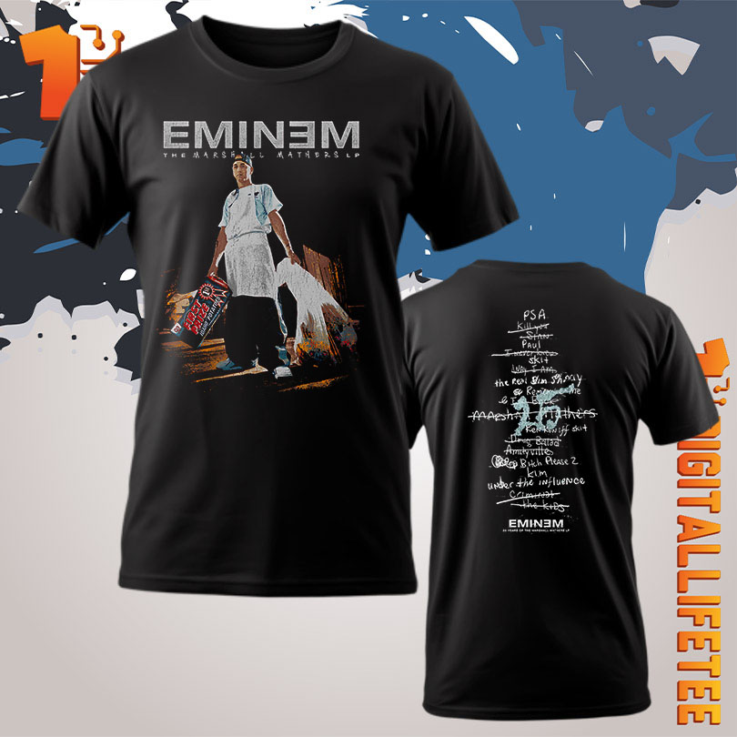 Eminem MMLP25 Tracklist T-Shirt