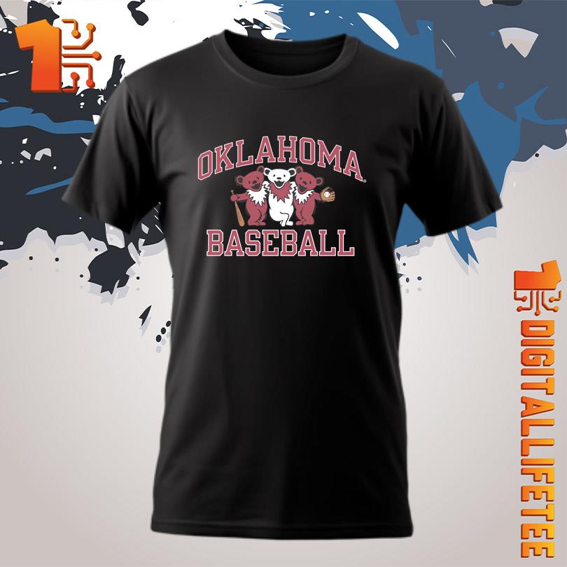 Grateful Dead x Oklahoma Baseball Bear Friends Official T-Shirt