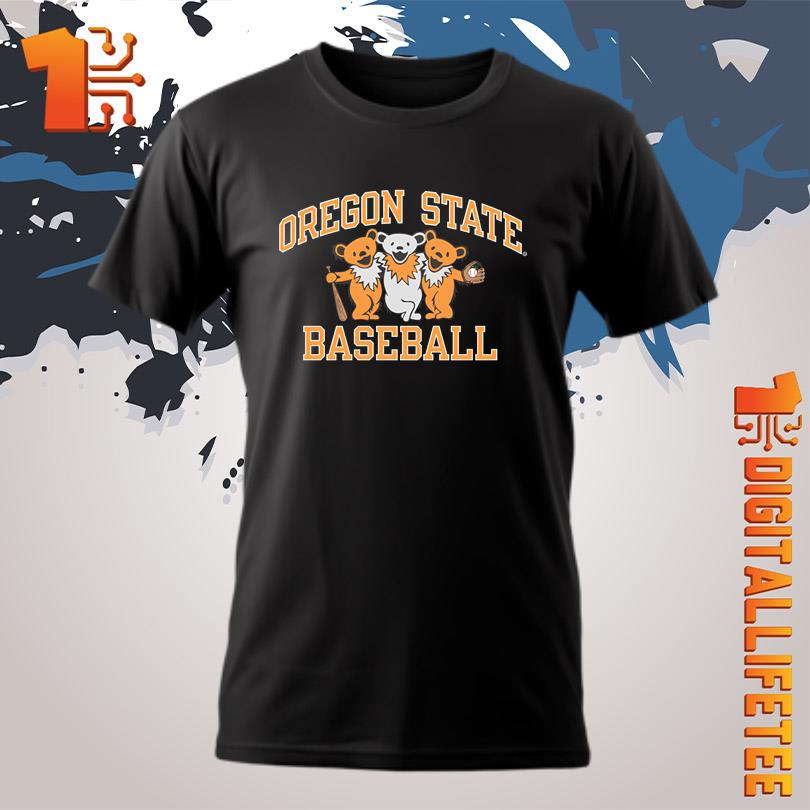 Grateful Dead x Oregon State Baseball Bear Friends Tee