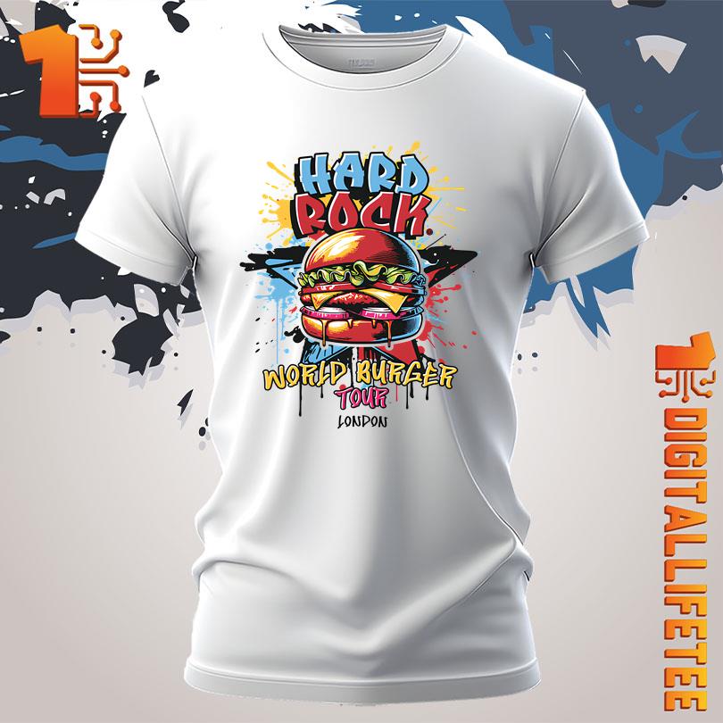 Hard Rock World Burger Tour London 2025 T-Shirt