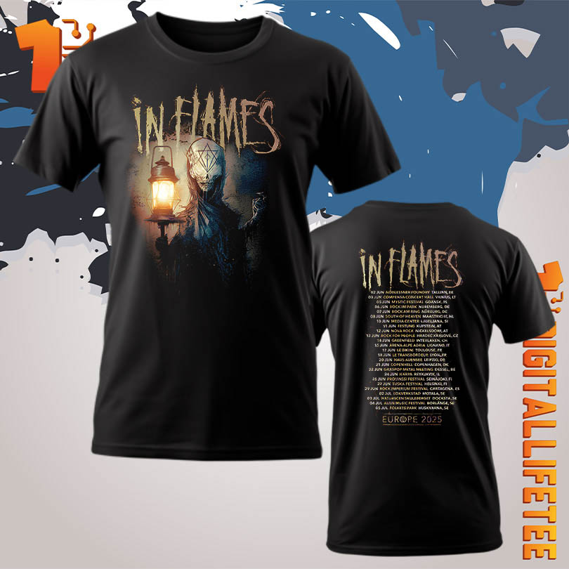 In Flames European Tour 2025 T-Shirt
