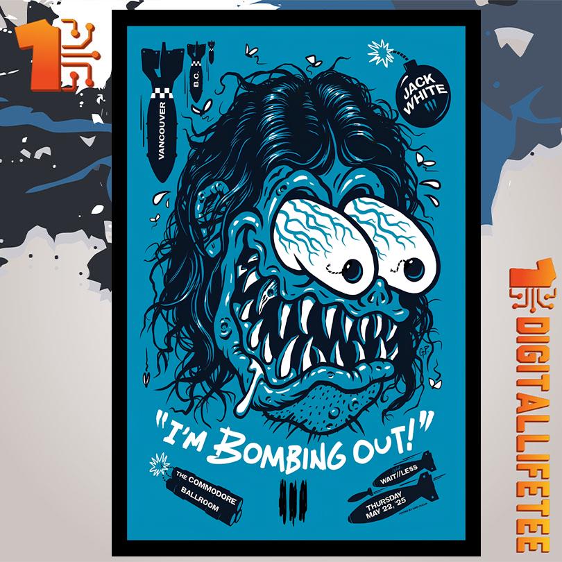 Jack White May 22 2025 Commodore Ballroom Vancouver BC Event Poster
