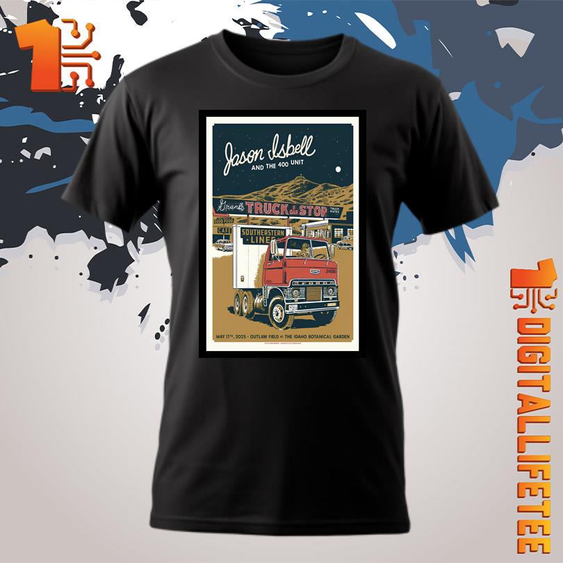 Jason Isbell And The 400 Unit Boise ID 5 17 25 Outlaw Field Boise Tour Poster