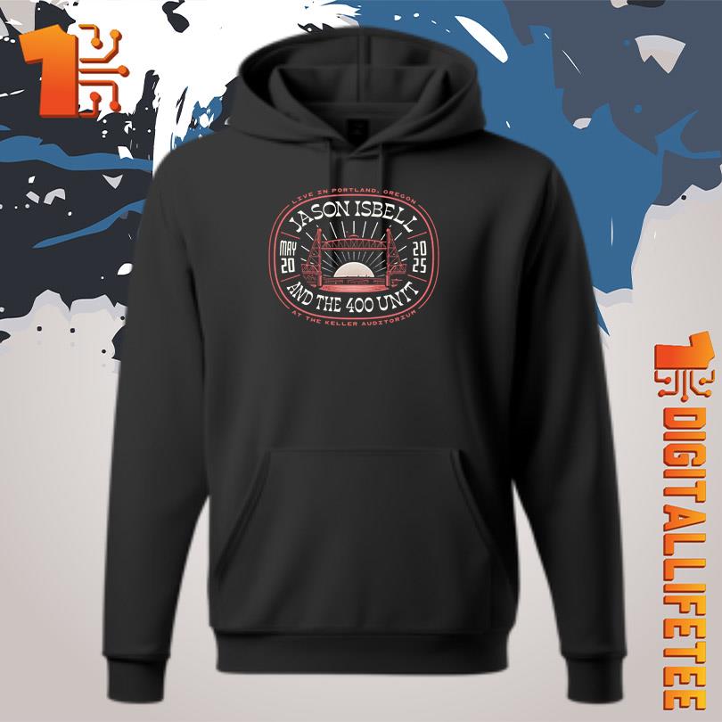 Jason Isbell And The 400 Unit May 20 2025 Portland ORE Tour Shirt