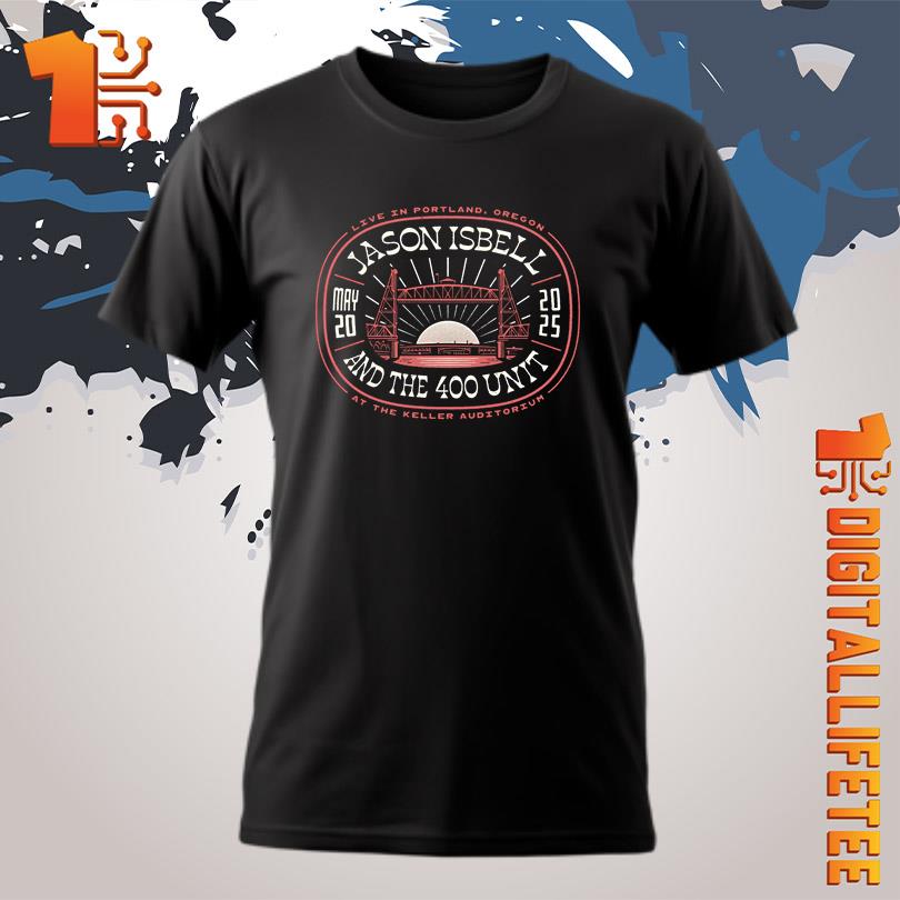 Jason Isbell And The 400 Unit May 20 2025 Portland ORE Tour Shirt