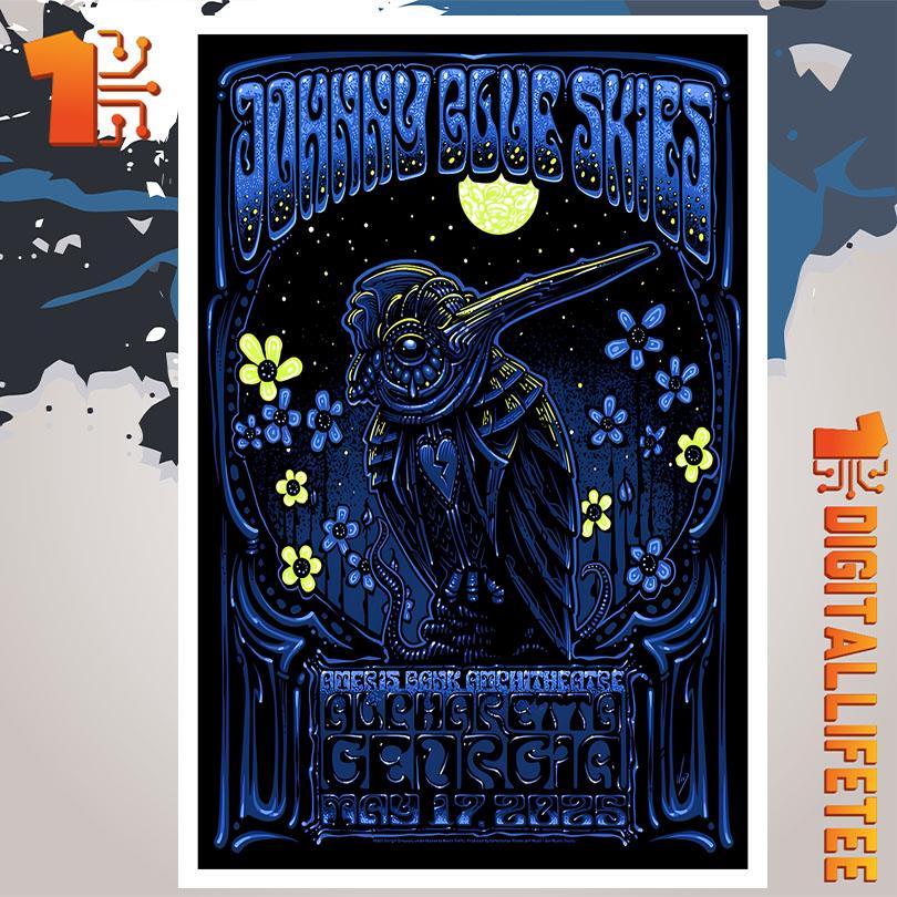 Johnny Blue Skies May 17 2025 Ameris Bank Amphitheatre Alpharetta GA Tour Poster