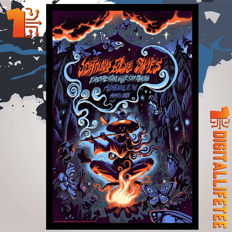 Johnny Blue Skies May 21 2025 Asheville NC Poster