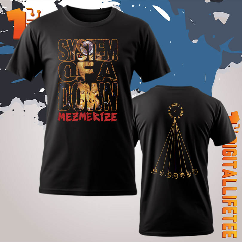 Mezmerize Stacked Logo T-Shirt System Of A Down Merch