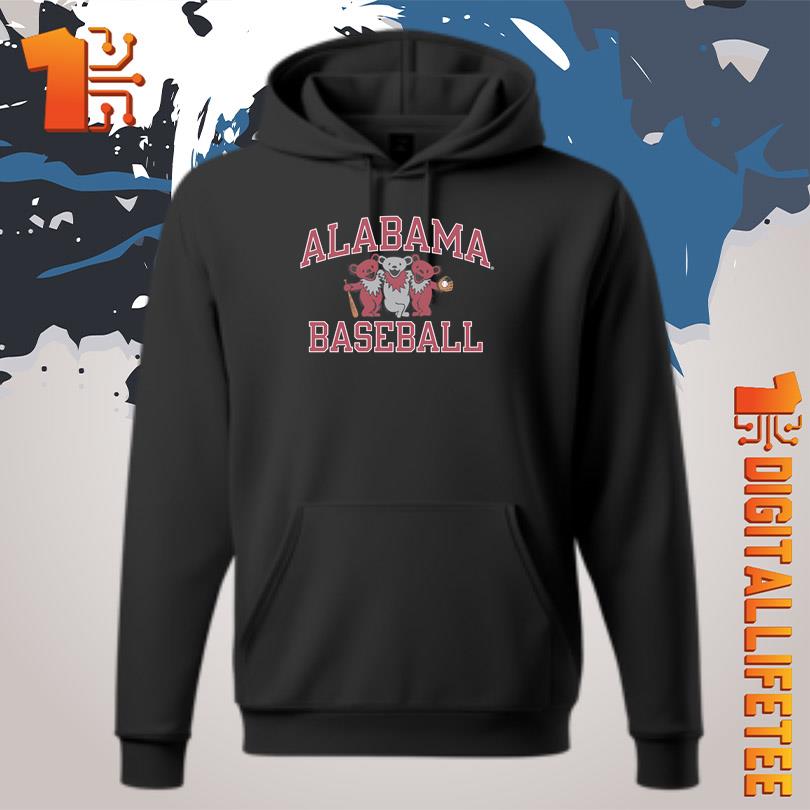 Official Alabama x Grateful Dead Baseball Bear Friends Shirt