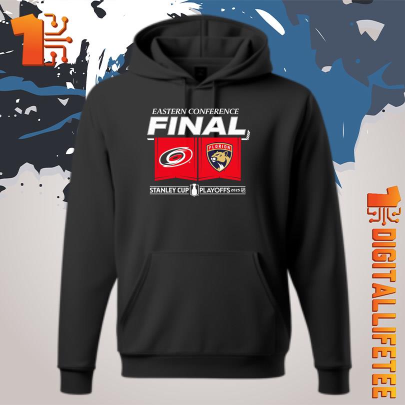 Official Carolina Hurricanes vs Florida Panthers Eastern Conference Finals 2025 T-Shirt