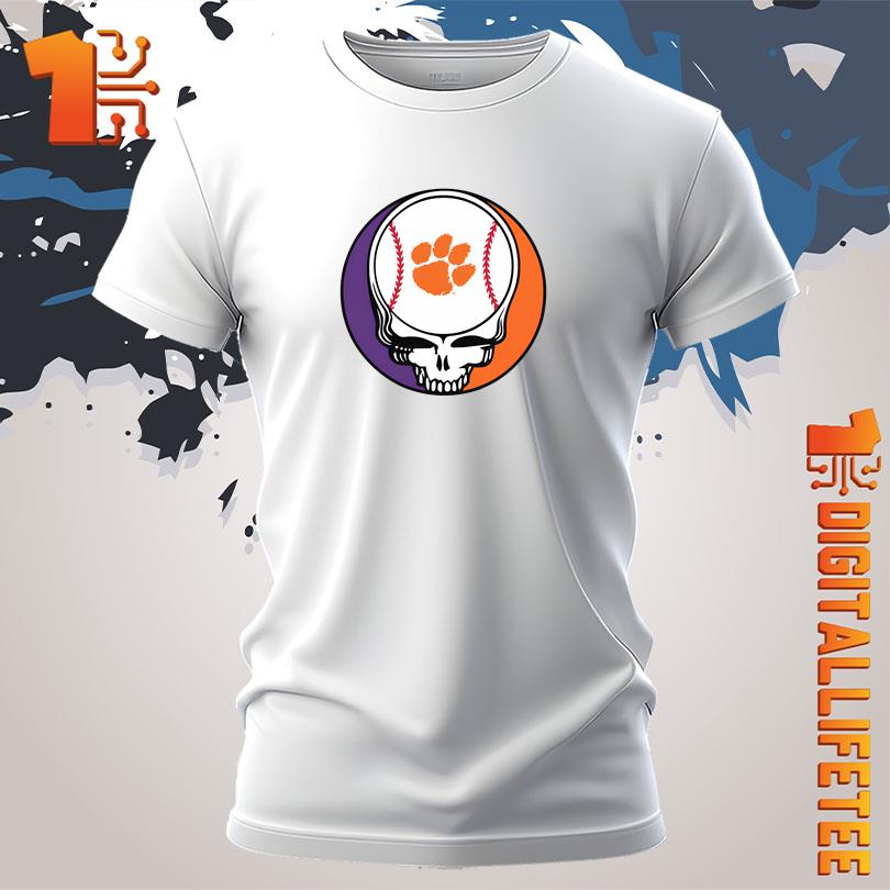 Official Clemson x Grateful Dead Steal Your Base T-Shirt