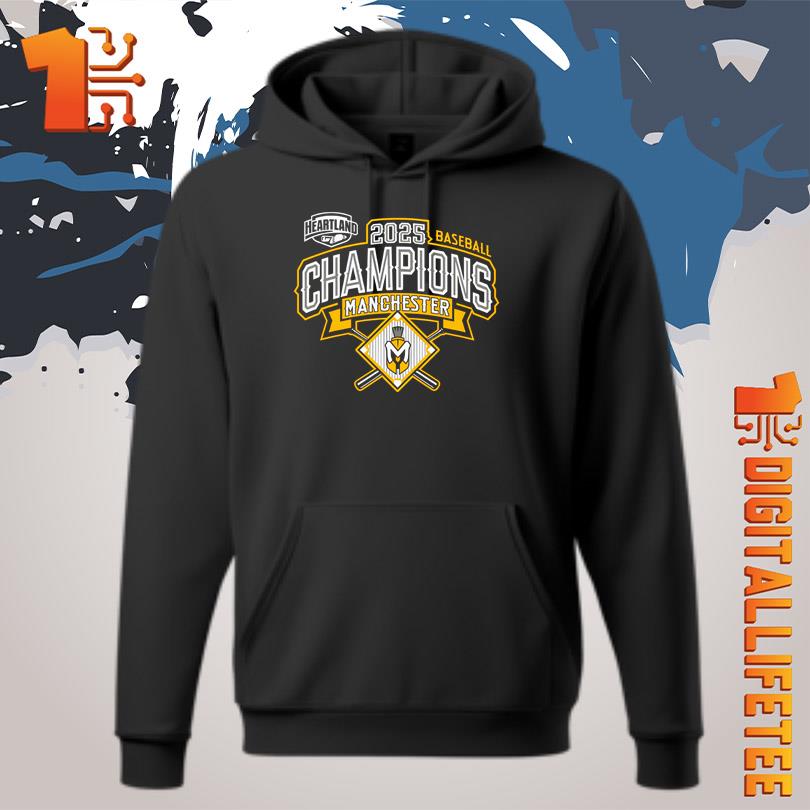 Official Manchester Baseball Conference Champs SST 2025 T-Shirt
