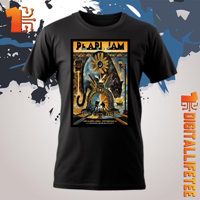 Pearl Jam May 18 2025 PPG Paints Arena Pittsburgh PA Tour Poster