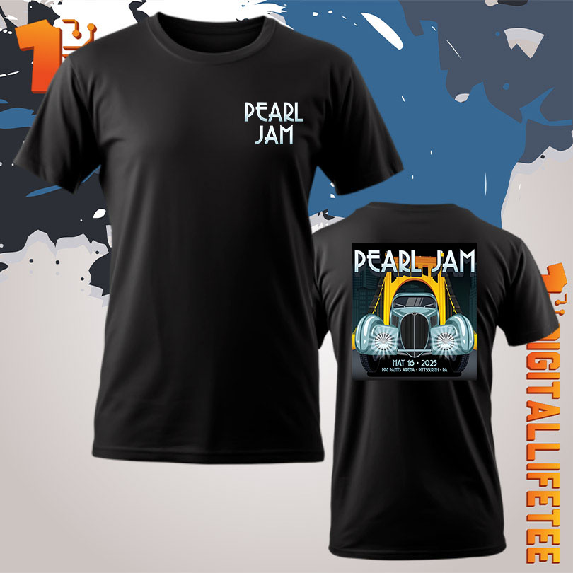 Pearl Jam Pittsburgh PA 5 16 25 PPG Paints Arena Event Shirt