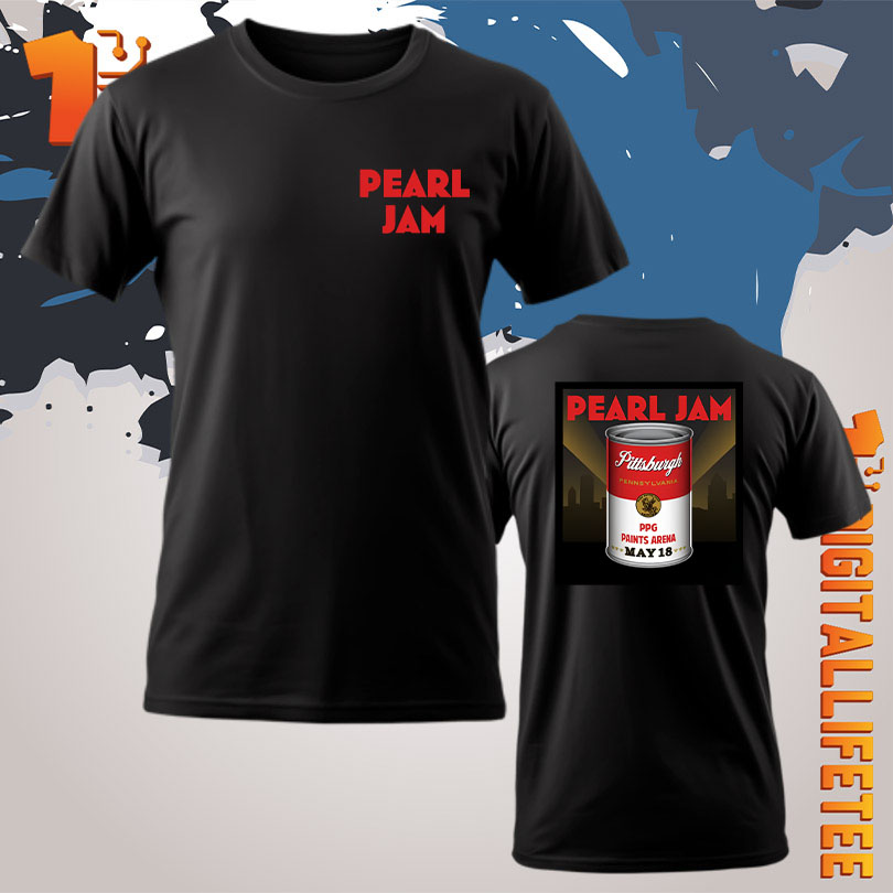 Pearl Jam PPG Paints Arena 05 18 2025 Pittsburgh PA Event Shirt