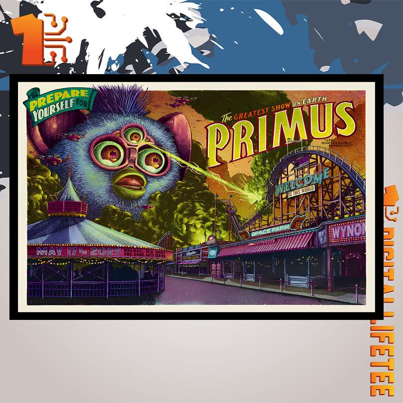 Primus Holmdel NJ 05 17 2025 PNC Bank Arts Center Tour Poster