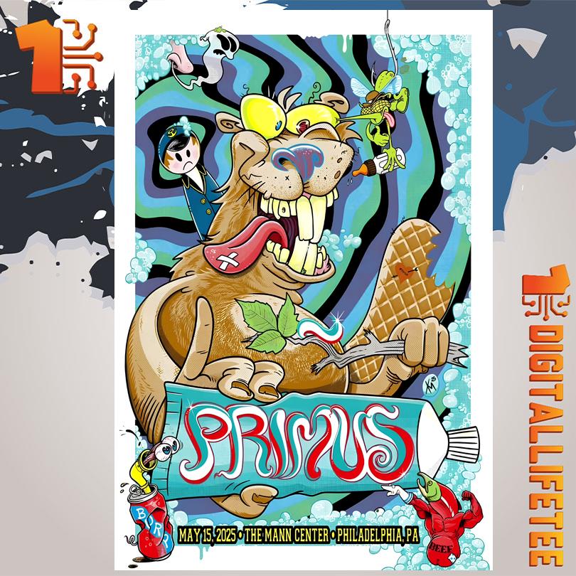 Primus May 15 2025 The Mann Center Philadelphia PA Poster