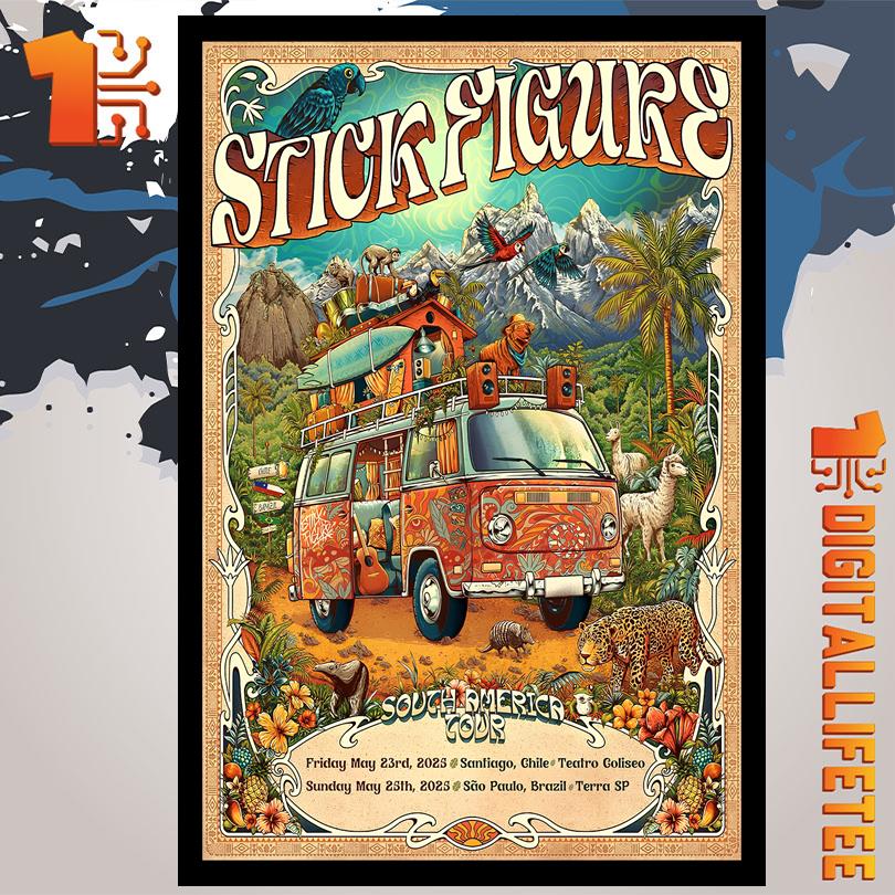 Stick Figure May 23 2025 Teatro Coliseo Santiago Chile Poster