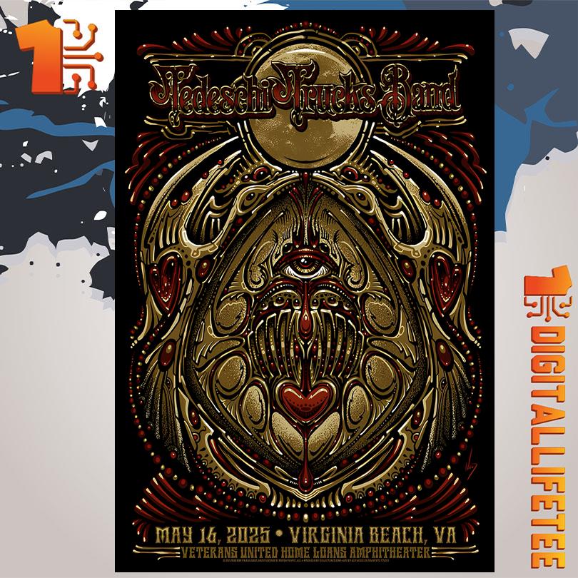 Tedeschi Trucks Band May 16 2025 Virginia Beach VA Poster