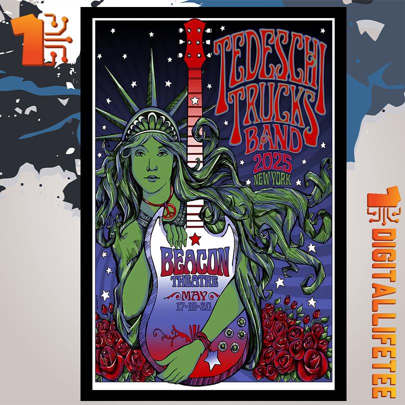 Tedeschi Trucks Band May 17-19-20 2025 The Beacon Theatre New York NY Poster