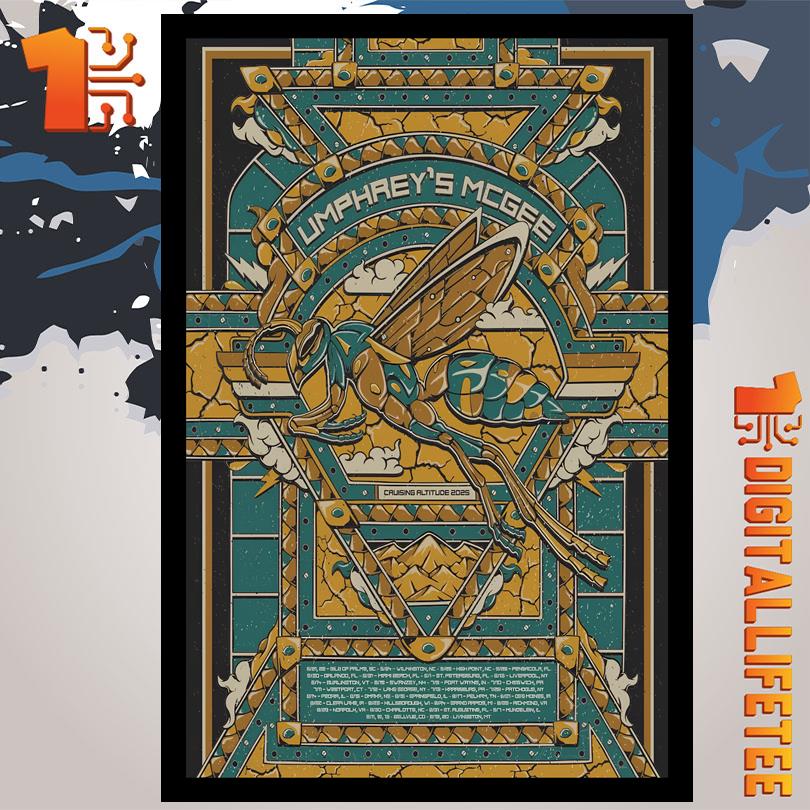 Umphreys McGee Cruising Altitude 2025 Poster