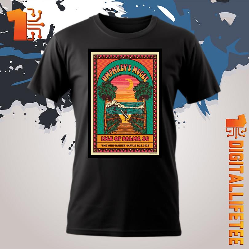 Umphreys McGee May 22 23 2025 The Windjammer Isle of Palms SC Tour Poster