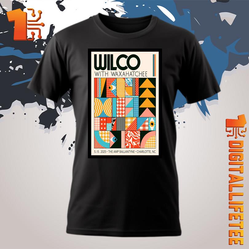 Wilco May 15 2025 Charlotte NC Event Poster